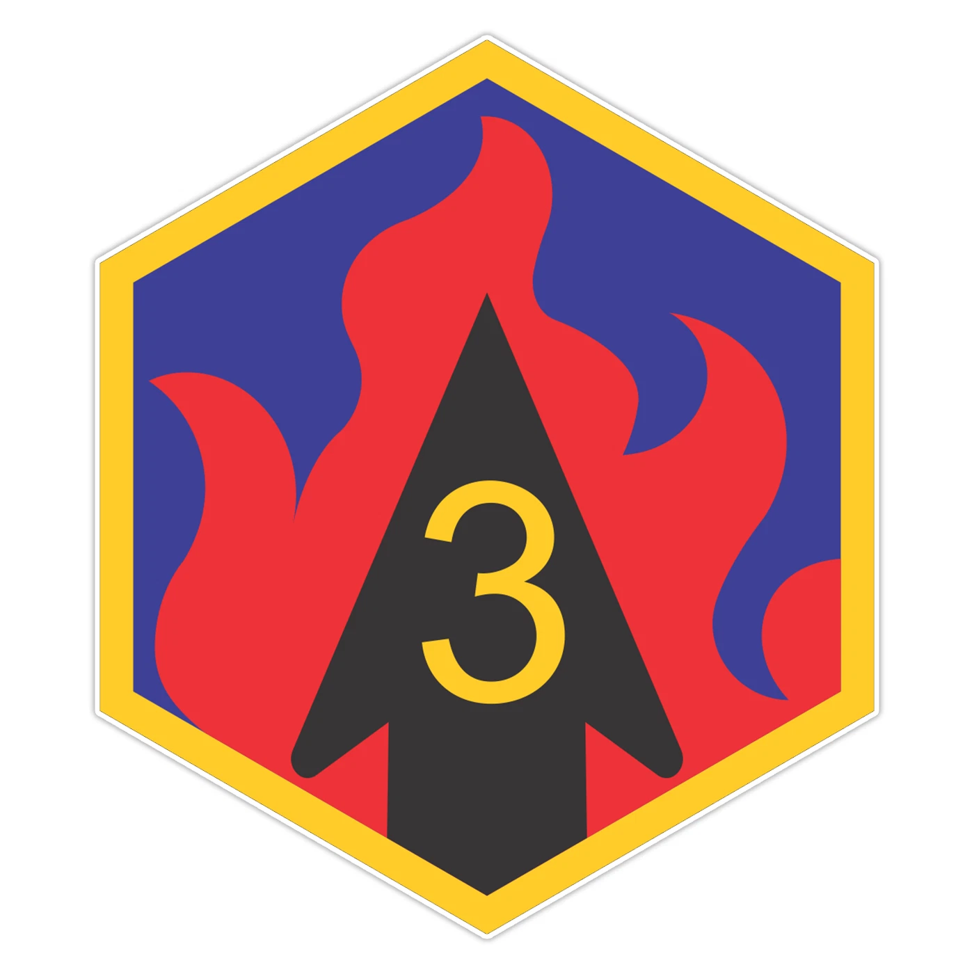 3rd Chemical Brigade shoulder sleeve insignia